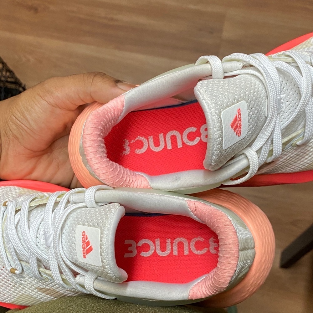 Adidas Alphatorsion 360 Women’s Running Sneakers “Copper Signal Pink” Size 7 - Picture 16 of 17